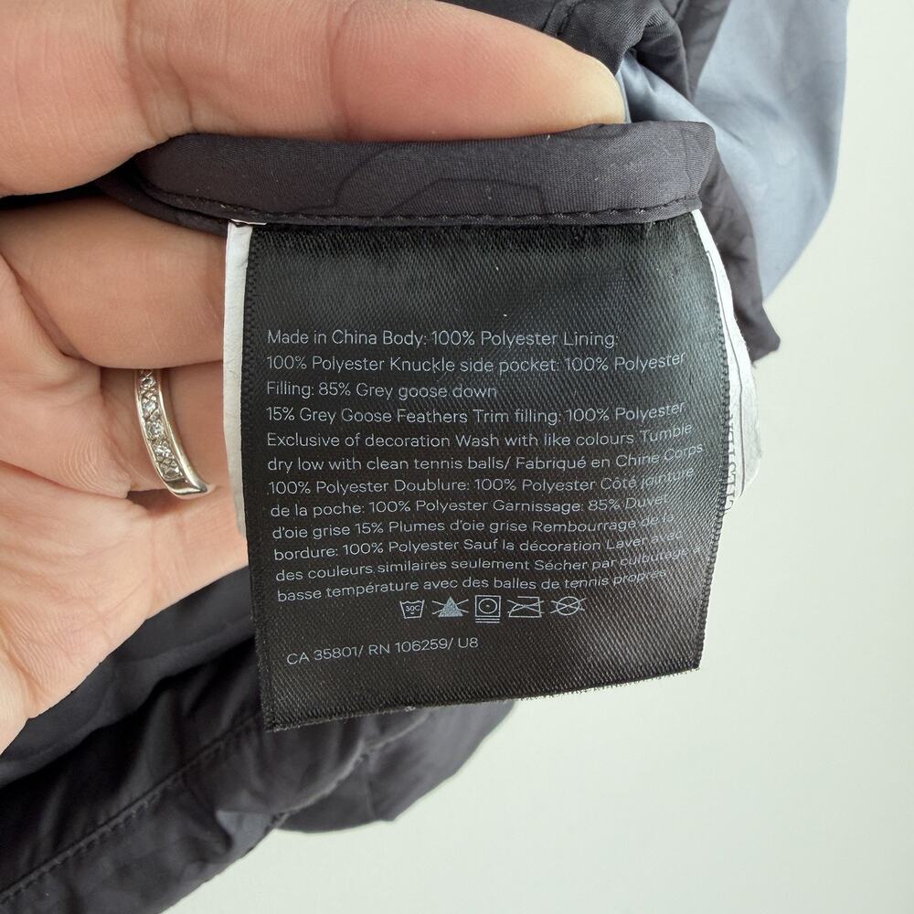 Lululemon Pack It Down Jacket Mens 8 Black Gray Camo Incognito Packable W Hood - Picture 10 of 13